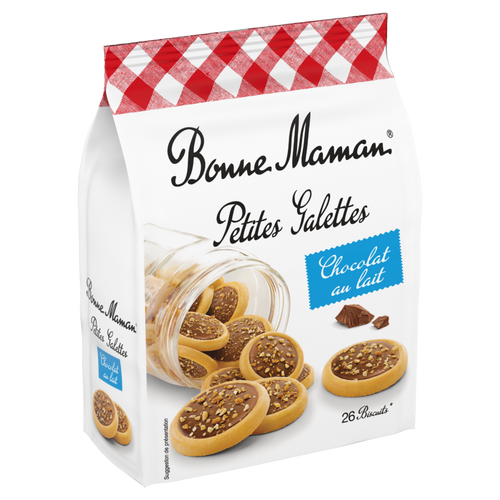 Petites galettes chocolat au lait - Bonne Maman FR - 1