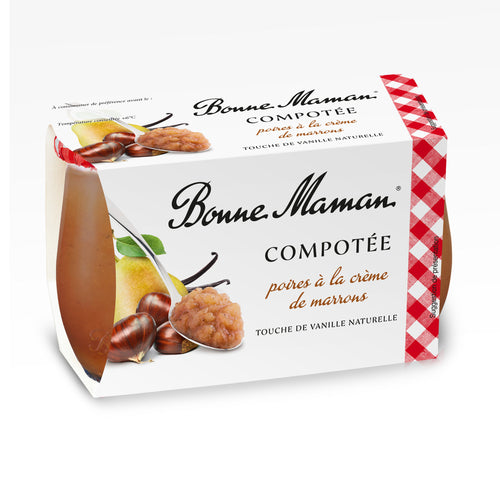 Compotée Poires à la crème de marrons - Bonne Maman FR - 1