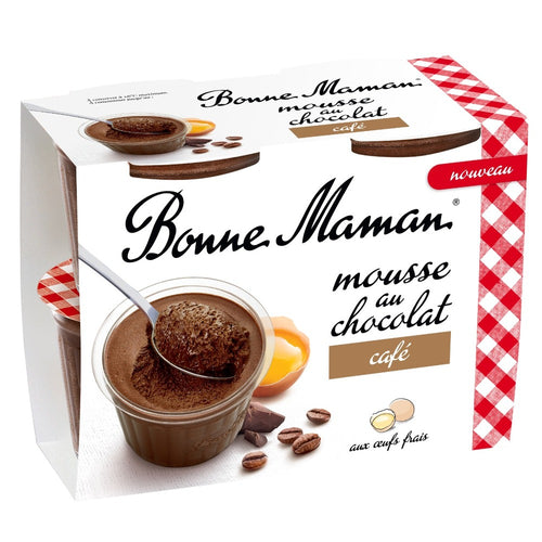 Mousses aux œufs frais au Chocolat et au Café - Bonne Maman FR - 1