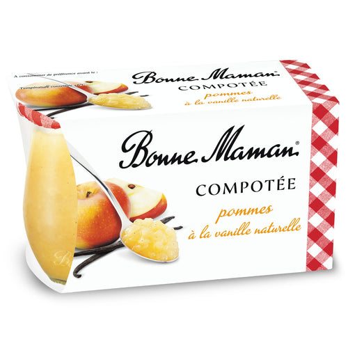 Bonne Maman Compotée pommes vanille naturelle 2x130g - Bonne Maman FR - 1