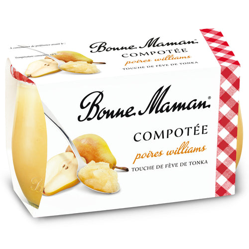 Bonne Maman Compotée poires williams fève tonka 2x130g - Bonne Maman FR - 1