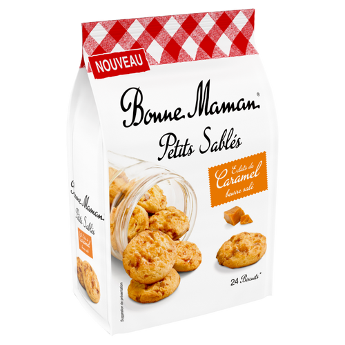 Petits Sablés Eclats de Caramel beurre salé - Bonne Maman FR - 1