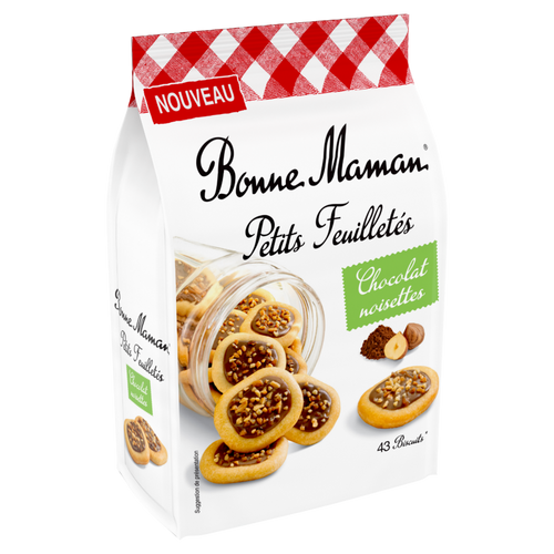 Petits Feuilletés Chocolat noisettes - Bonne Maman FR - 1