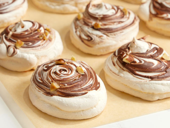 Hazelnut Chocolate Meringue Cookies Bonne Maman