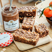 Barres de céréales à la Pâte à tartiner cacahuètes et cacao Bonne Maman